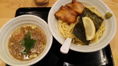 「塩つけ麺  \800」@つけめん 蕾 本家の写真