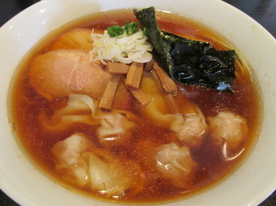 「ワンタンメン　「880円」」@支那ソバ 小むろの写真