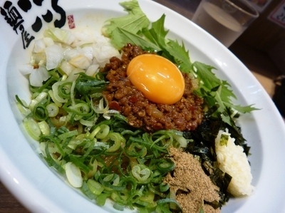 「カレー台湾まぜそば」@麺屋こころ 御茶ノ水店の写真