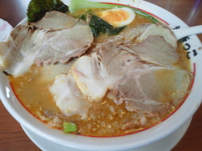 「からしみそラーメン 670円、チャーシュー 210円」@ラーメンねぎっこ 北福島店の写真