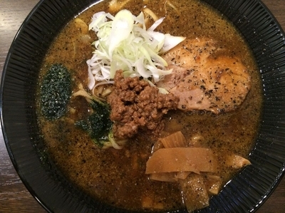 「肉入り味噌ラーメン 830円」@麺や 蒼輝 AOIKAGAYAKIの写真