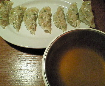 「水餃子（にんにく有）　４２０円」@えびすの安兵衛の写真