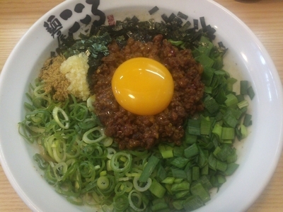 「台湾まぜそば」@麺屋 こころ 大岡山本店の写真