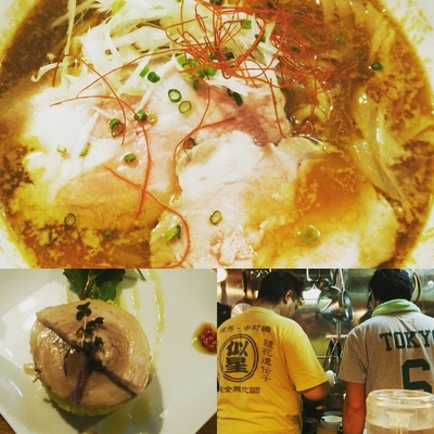 「3店舗ｺﾗﾎﾞ ＮＥＯｳﾆﾎﾞｼ1200円 変わり飯350円」@麺庵 小島流の写真