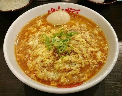「豚骨タンタン麺 \880＋味玉 \110」@徳島中華そば 徳福 神田店の写真