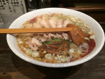 「鶏らーめん」@らーめん 中々の写真