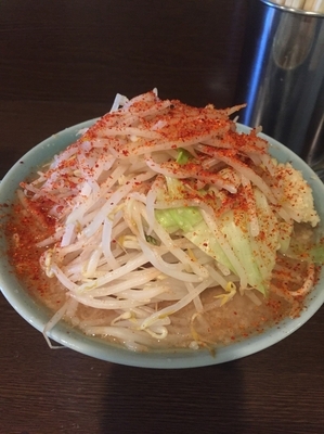 「ラーメン、ヤサイ、ニンニク、アブラ、トウガラシ」@ラーメン二郎 JR西口蒲田店の写真