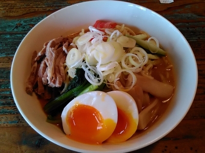 「13周年記念限定 冷やしぶっかけみそラーメン」@琉球新麺 通堂 小禄本店の写真