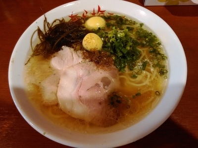 「ちゅら塩ラーメンラリー限定 ちゅら塩ラーメン」@武蔵家 沖縄本店の写真