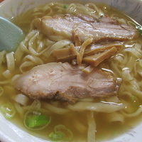 Bセット（ラーメン+餃子3ヶ）　「750円」