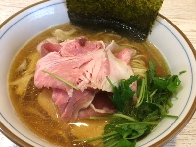 「【限定】煮干そば〜薄口〜」@中華そば 四つ葉の写真