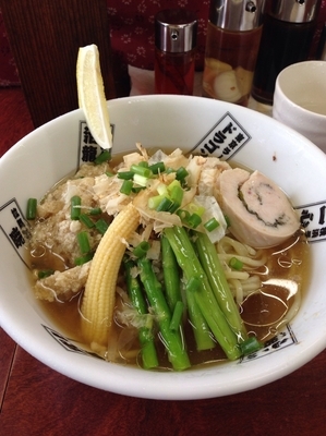 「冷しらーめん  950円」@拉麺工房 暁の写真