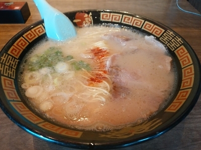 「天然とんこつラーメン(並盛・105g)790円」@一蘭 前橋インター店の写真