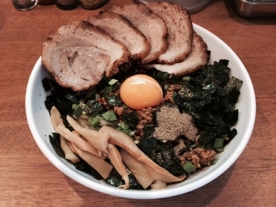 「まぜそば＋チャーシュー増し」@麺処 あさひの写真