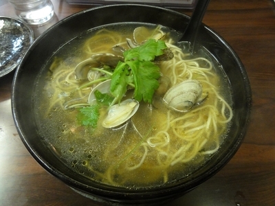 「あさりラーメン」@まほろばてい 蛍池店の写真