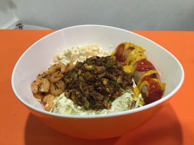 「ジャンクカレー+マヨコーン+えび」@じゃんかれ！の写真