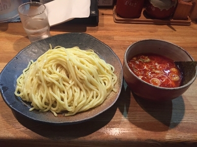 「つけめん（大盛４４０ｇ）＋辛味ＭＡＸ　７６０円」@つけ麺屋 やすべえ 池袋店の写真