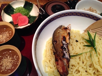 「鮎涼ラーメン 特盛」@鮎ラーメン 二子玉川店の写真