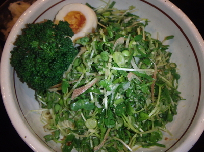 「まぜそばカレー風味(850円)、ご飯(200円)」@らぁめん紺屋の写真