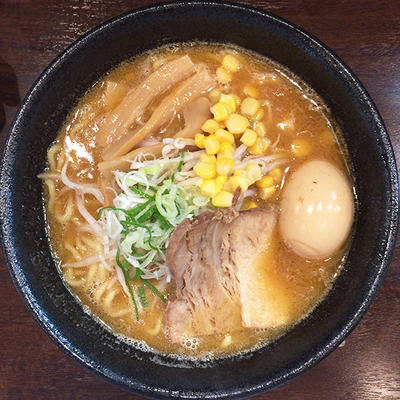 「蔵出し味噌味玉らーめん」@蔵出し味噌らーめん そい屋の写真