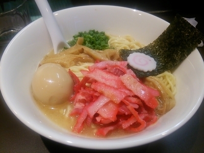 「【限定】鯨白湯そば900円」@おおぜき中華そば店の写真