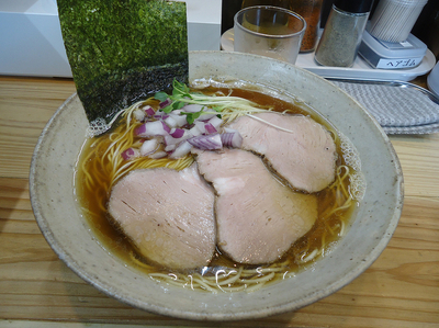 「『煮干そば+麺スープ大盛(￥750+150)』」@DAIKUMAの写真