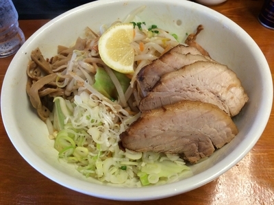 「ちゃーしゅーばんめん+温野菜／￥950+100」@麺食堂 一真亭の写真