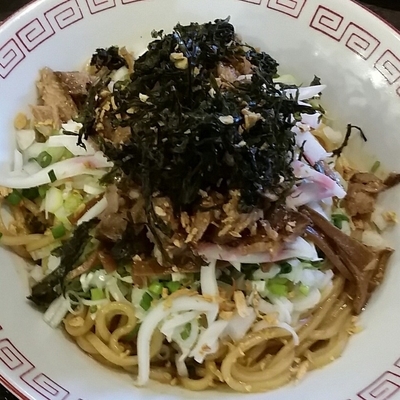 「汁なし　７５０円」@中華そば 飯村製作所の写真