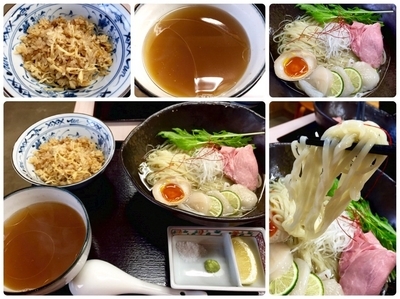 「【一周年記念限定】煮干ほたてつけそば￥700」@中華そば よしかわの写真