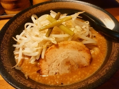 「味噌山賊麺(並盛・150g)750円」@上州山賊麺 大大坊の写真