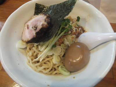 「まぜそば800円(フーサワお食事券で500円引き)」@らーめん武士道の写真