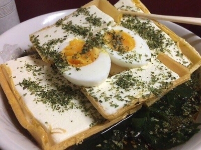 「アイスクリームラーメン(850円)」@楽食拉麺 菊やの写真