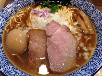 「味玉極上煮干しそば 大盛」@煮干しつけ麺 宮元の写真