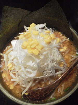 「みそこってりらーめん\780＋ネギ（クーポン）」@らーめんダイニング ど・みそ 八丁堀店の写真