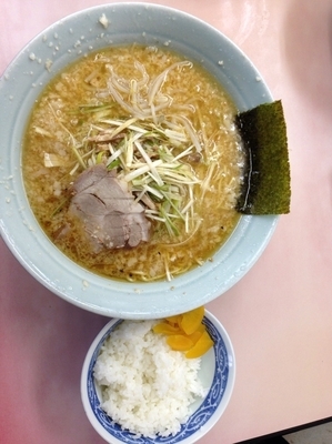 「七味お酢ネギラーメン」@ラーメンショップ 緑ヶ丘店の写真