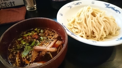 「つけ麺（醤油　鶏）　７５０円」@麺家 うえだの写真