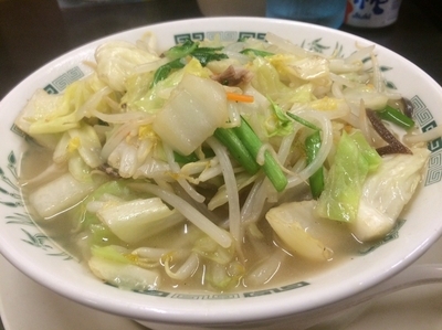 「野菜たっぷりタンメン」@日高屋 溝の口西口店の写真