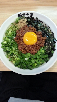 「台湾まぜソバ」@麺屋 こころ 大岡山本店の写真