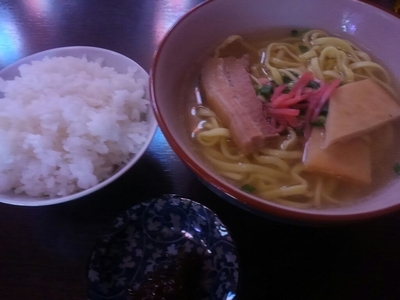 「宮古そば定食 780円」@五勇士の写真