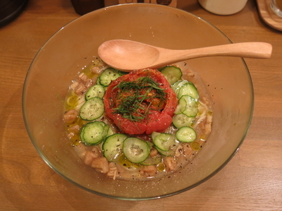 「あさりの冷やしSOBA：820円」@鶏ポタラーメン THANK お茶の水の写真