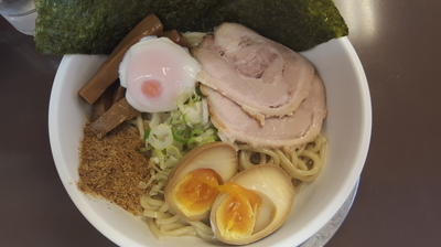 「特製油そば並盛」@自家製太打麺 勢拉 行徳駅前店の写真