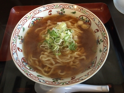 「らーめん（ねぎのせ） 500円」@松屋製麺所の写真