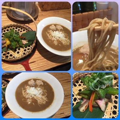 「【サマーヌードル+】鴨白湯煮干しソバ¥1000」@NOODLE STOCK 鶴おかの写真