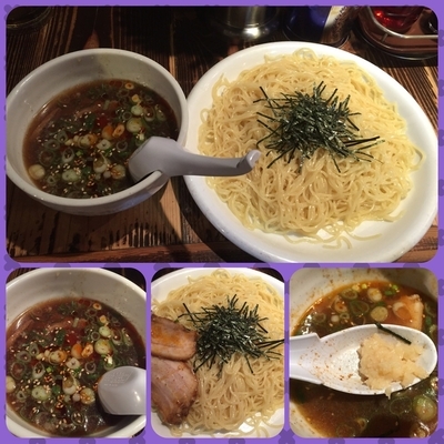 「冷しつけ麺¥750+ビール¥550」@横浜家系ラーメン 石川家 大宮店の写真