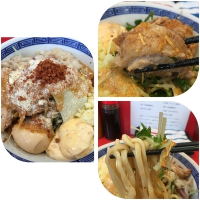 「冷しまぜそば¥880+チーズ¥80」@ジャンプの写真