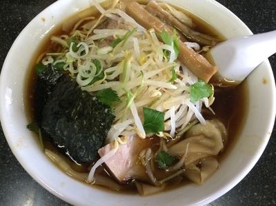 「ちゃーしゅーわんたんめん　￥1,100」@しら鳥の写真