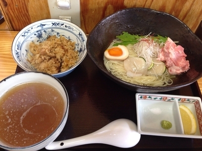 「１周年限定 煮干ほたてつけ麺」@中華そば よしかわの写真