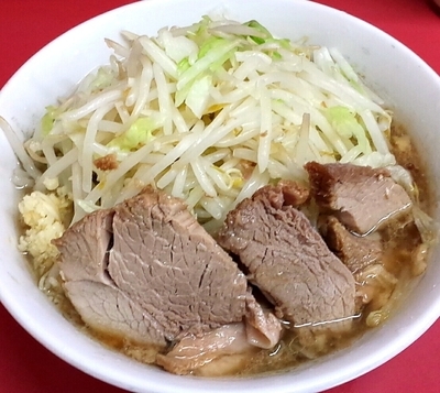 「少なめ(豚2枚)650円」@ラーメン二郎 小岩店の写真