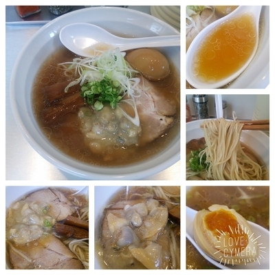 「味玉貝出汁ラーメン　830円」@貝出汁しっぽりラーメン 純子の写真