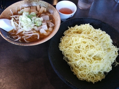 「【夏季限定】つけ麺　（特盛り(４００ｇ)：同価格）」@ハルピンラーメン 塩尻広丘駅前店の写真